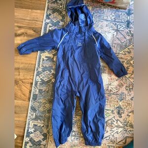 L.L. Bean Dark Blue rain suit size 2T